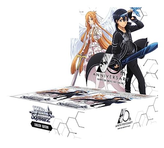 Weiss Schwarz: Trading Card Game Sword Art Online 10th Anniversary Booster Box [16 Packs]
