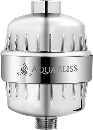 AquaBliss High Output Revitalizing Shower Filter - Reduces Dry Itchy Skin, Dandruff, Eczema, and Dramatically Improves The Condition of Your Skin, Hair and Nails - Chrome (SF100) - Chrome