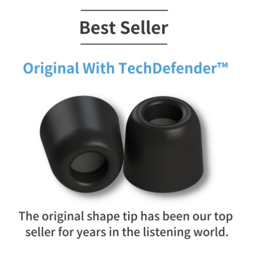Comply™ 400 Series Foam Ear Tips | Original / Medium / TechDefender™