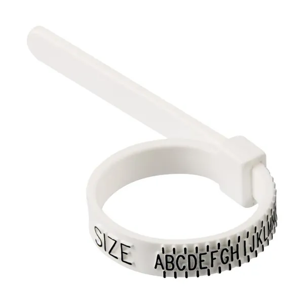 rayinblue Ring Sizer Measures Ring Sizes UK - A to Z with Ring Size Guide Including Ring Size Chart for Men and Women.