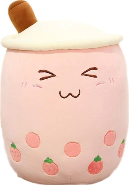 Fruity Boba Plushies - Strawberry / 28″ / 70 cm