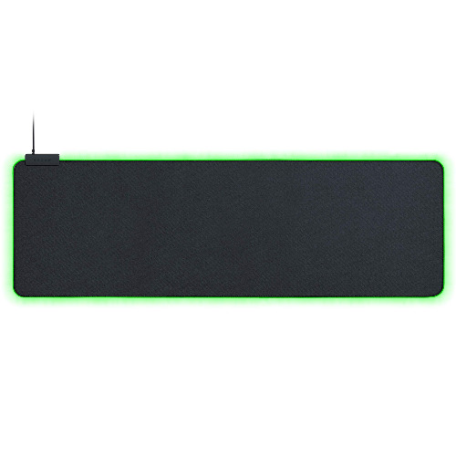 Razer Goliathus Extended Chroma Gaming Mousepad: Customizable Chroma RGB Lighting - Soft, Cloth Material - Balanced Control & Speed - Non-Slip Rubber Base - Classic Black - Classic Black Wide