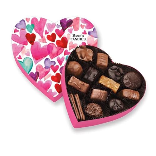See's Candies 8 oz Valentine's Day With Love Heart