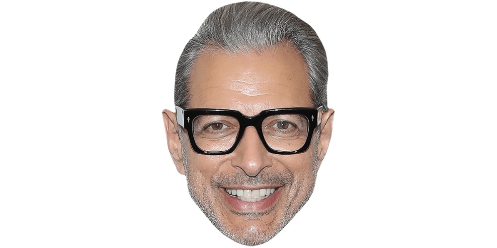 Jeff Goldblum (Glasses) Celebrity Mask