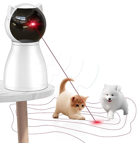 Valonii Cat Toys [2023 Newly Upgraded] Real Random Trajectory Rechargeable Motion Activated Cat Laser Toy Automatic,Interactive Cat Toys for Indoor Cats/Kitten/Dogs