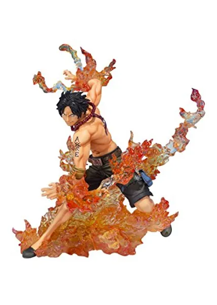 1/2 One Piece - Portgas D. Ace - Figuarts ZERO - Chou Gekisen -Extra Battle- - Brother's Bond - Pre Owned