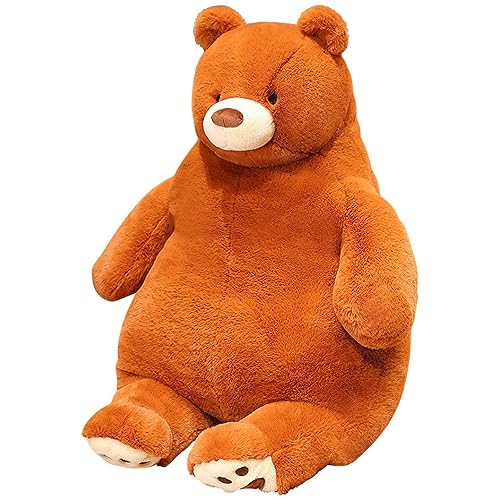 Bear Weighted Stuffed Animals, 21.5" 5.2 lbs Weighted Bear Plush Toy Large Brown Bear Weighted Plush Animal Pillow Gifts for Boys and Girls - 21.5 inch - Brown