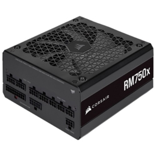 Corsair 750W RM750x (2021), modulaarinen ATX-virtalähde, 80 Plus Gold, musta - 159,90€