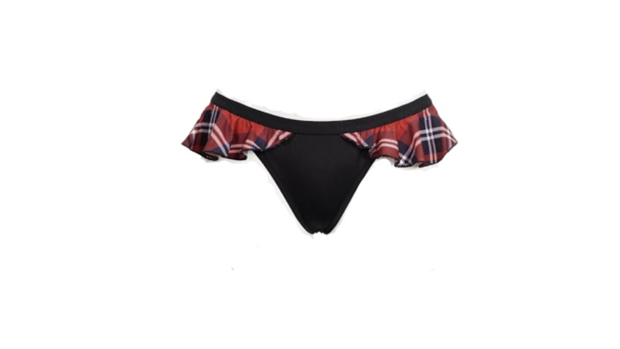 Plaid Punks Bikini | M-L / Bikini Bottom
