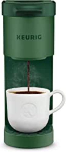Keurig K-Mini Coffee Maker, Single Serve K-Cup Pod Coffee Brewer, 6 to 12 oz. Brew Sizes, Evergreen - Evergreen