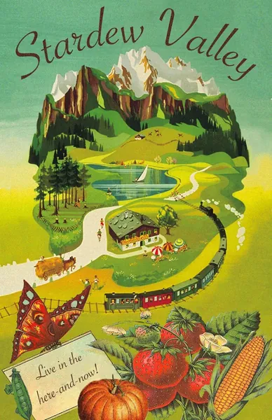 Stardew Valley Travel Poster - Digital Download