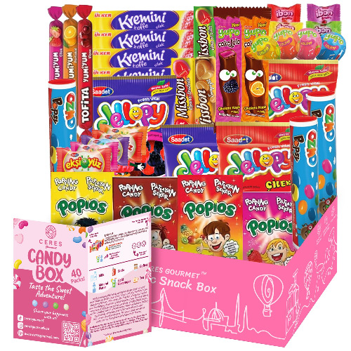 Candy Snacks Box Foreign Rare Unique 40 Mystery Candy  🍭