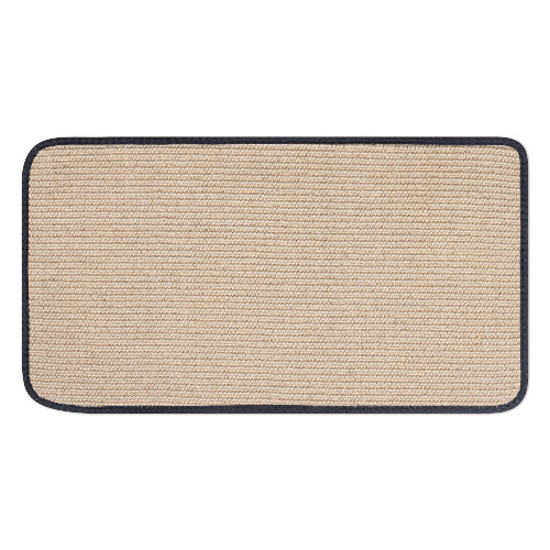 Navaris Sisal Cat Scratcher Mat - 32x60 cm Cat Scratch Pad for Wall - Cat Scratching Protector for Indoor Cats, Adult Cats - Mount on Corner or Walls