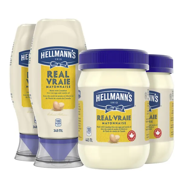 Hellmanns Real Mayonnaise Combo Pack 4 count - 