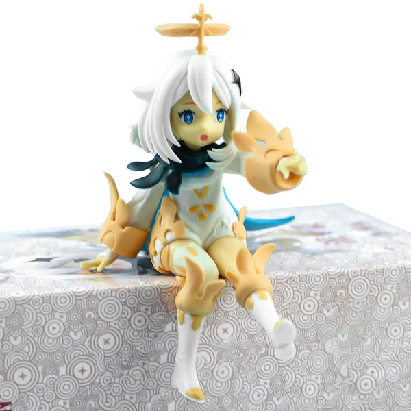 Paimon Genshin Figure Impact Figurine Genshin Merch Impact Paimon Figure Sitting 1/7 Scale Game Action Figure Character Model Anime Toys - 
