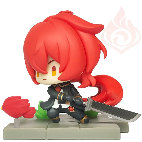 KOOLIYA Genshin Impact Figure - Diluc, Pertain to Battle Stance Mondstadt Edition, Decoration Ornaments Best Gift Collection Toy for Game Fan (Diluc) - Diluc 1