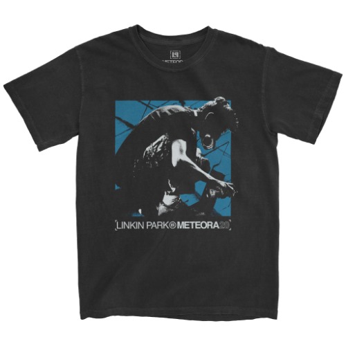 Spray Box Washed Black Tee | Medium