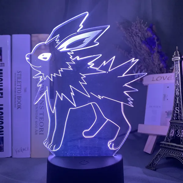 Cute LED Light Night Light Lamp Cute Evolutions - Jolteon