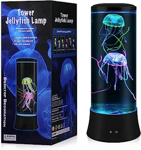 MELOKI Jellyfish Lava Lamp 