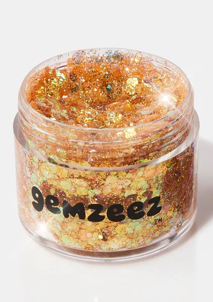 Glittering Gold Face and Body Glitter