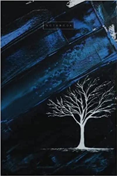 Notebook: Lined Journal - Abstract Paint Cover "Where are all the stars?" | 6 x 9 inches, 120 pages