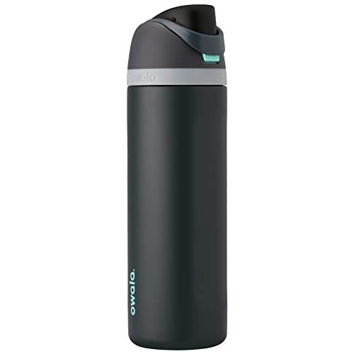 Owala FreeSip Insulated Stainless Steel Water Bottle with Straw for Sports and Travel, BPA-Free, 40oz, Foggy Tide - Foggy Tide - 40 oz - Water Bottle