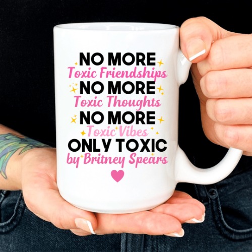 No More Toxic Friendships Thoughts Vibes Mug - White / One Size