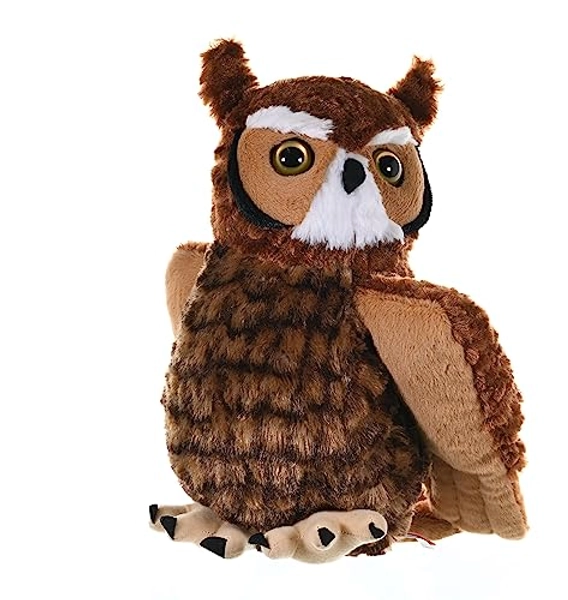 Throne | Vixune | Wild Republic Great Horned Owl Plush, Stuffed Animal ...