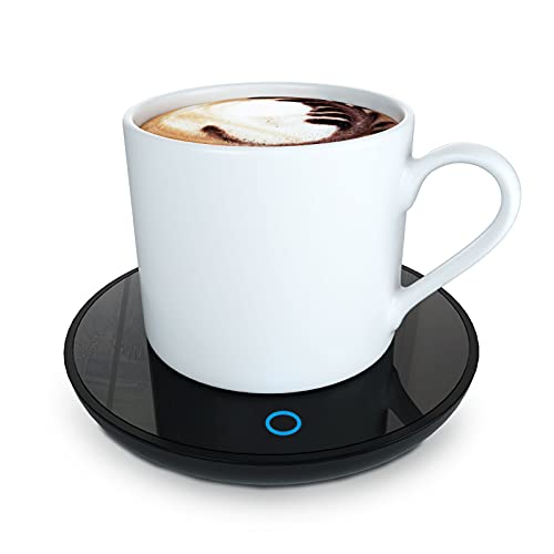 GARMEE Electric Coffee Warmer, Smart Coffee Warmers for Office Desk with 2 Temperature Settings, Tea Warmer, Electric Beverage Warmer, Drink Warmer for Cocoa, Tea, Milk