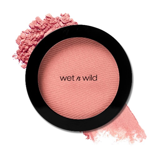 Wet n Wild Color Icon Blush Powder Makeup, Pinch Me Pink | Matte Natural Glow | Moisturizing Jojoba Oil - Pinch Me Pink