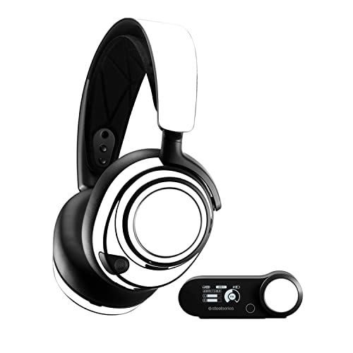 MightySkins Skin Compatible with SteelSeries Arctis Nova Pro - Solid White | Protective, Durable, and Unique Vinyl Decal wrap Cover | Easy to Apply, Remove, and Change Styles | Made in The USA