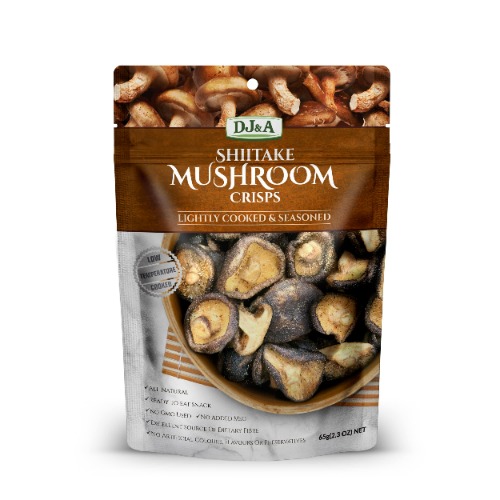 DJ&A Shiitake Mushroom Crisps - 65 g (Pack of 1)