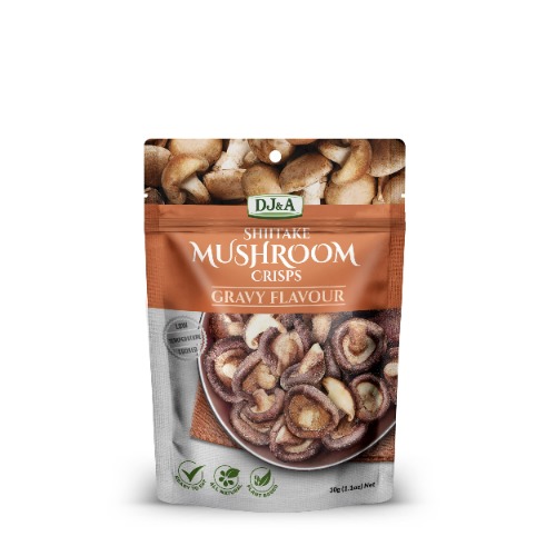 DJ&A Shiitake Gravy Mushroom Crisps 30 g