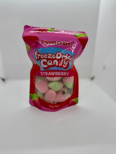 Sweet Craze Freeze Dried Candy Strawberry 50g