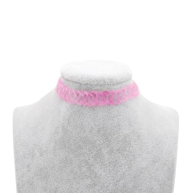 90s Choker - Pink