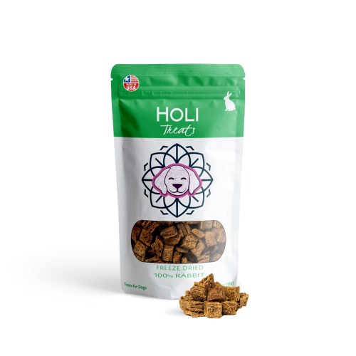 Rabbit Dog Treats by HOLI - 3.5 oz