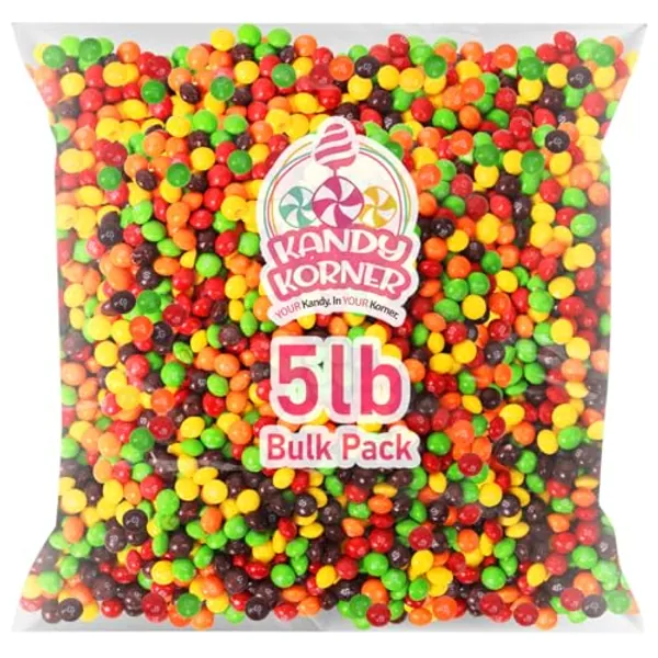 SkittlesOriginal Candy Bulk Fun Candy for Kids & Party Favors - Delicious Big Bag of Original Rainbow Bulk Candy for Movie Theater Candy, Countertop Bowl, Candy Basket Fillers, 5lb