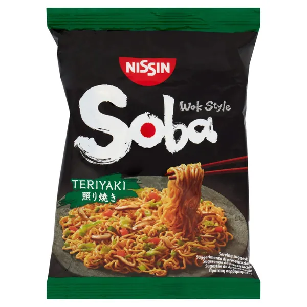 Nissin Soba Fried Instant Noodles - Teriyaki - 9 Packets