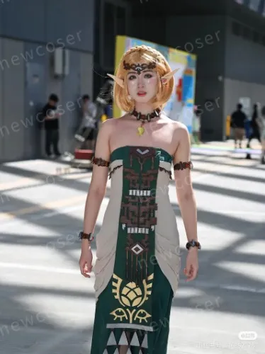 Tears of the Kingdom Princess Zelda Cosplay Costume Zelda Dress Full Set