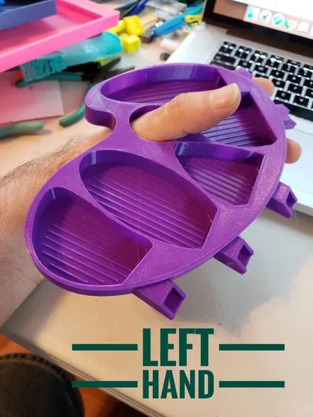 5 Section Painters Palette Diamond Painting Tray