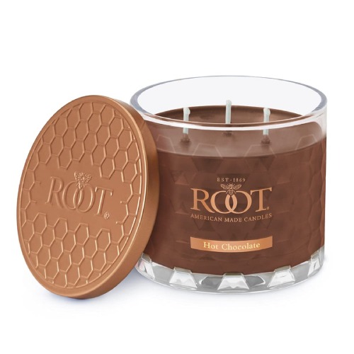 Root Candles Highly Fragranced Gourmand Beeswax Blend Scented Candle, 12-Ounce, Hot Chocolate - Hot Chocolate 12-Ounce