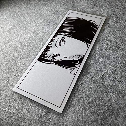 Car Stickers Modified Lollipop Girl Street Culture Anime Personality Creative Helmet Electric Motorcycle Reflective Decals 200x78mm