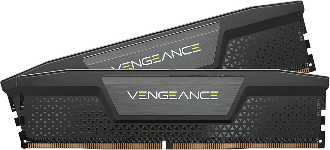 CORSAIR VENGEANCE DDR5 RAM 48GB (2x24GB) 6000MHz CL36 Intel XMP iCUE Compatible Computer Memory - Black (CMK48GX5M2E6000C36) - 48GB (2x24GB) - Black