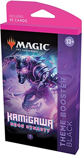 Magic TCG Magic: The Gathering Kamigawa Neon Dynasty Theme Booster - Black