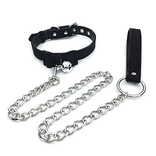 Intimate Lover Handmade Bell Choker Collar Necklace Lolita Bow Collar Cat Kitty Velvet Necklace (Z4) - Z4