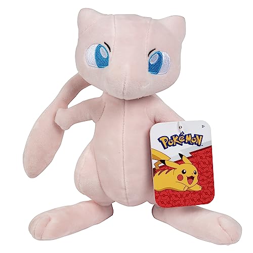 Pokémon Mew 8" Plush - Officially Licensed - Quality & Soft Stuffed Animal Toy - Generation One - Add Mew to Your Collection! - Great Gift for Kids, Boys & Girls & Fans of Pokemon