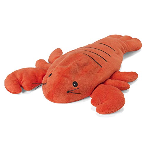 Intelex Warmies Microwavable French Lavender Scented Plush, Lobster, Orange, 14" X 8" X 4" - Orange - 1 Count (Pack of 1)