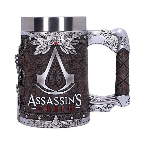 Nemesis Now Offiziell lizenzierter Assassins Creed Brotherhood Brown Hidden Blade Game Krug, Harz, 15,5 cm, Braun, 15.5cm, B5347S0
