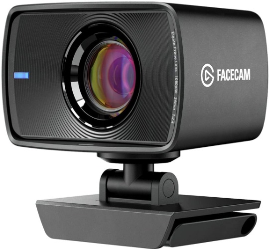 Elgato Facecam - Webcam Full HD 1080p60 real para streaming, juegos, videoconferencia, sensor Sony, corrección de luz avanzada, controles avanzados, funciona con OBS, Zoom, Teams y demás, para PC/Mac