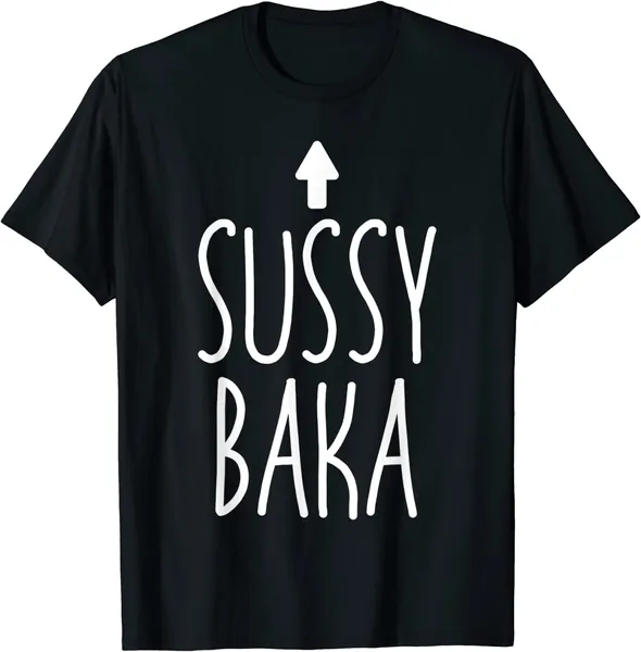 Sussy Baka Sus Arrow Funny Gaming Impostor Meme T-Shirt